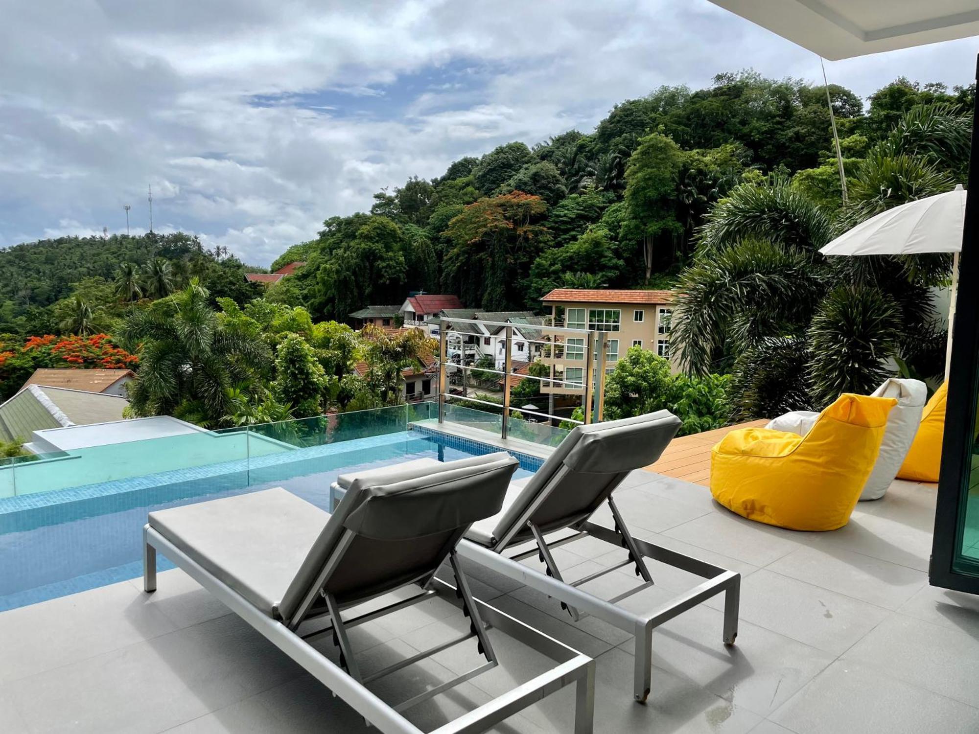Baan Saint-Tropez Seaview Villas Kata Beach Eksteriør billede