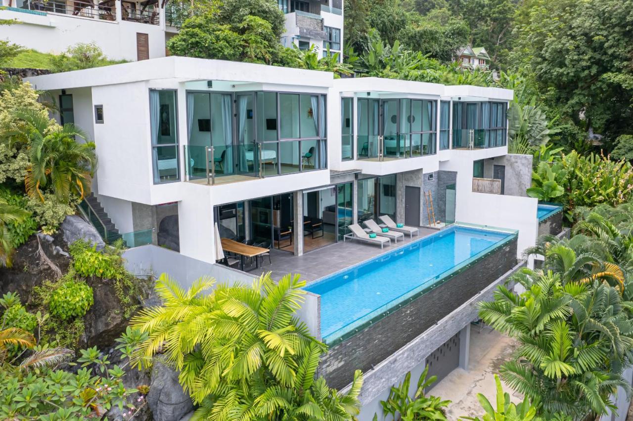 Baan Saint-Tropez Seaview Villas Kata Beach Eksteriør billede